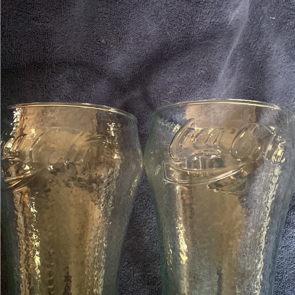 32 ounce Coca Cola vintage glasses